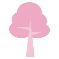 Valentine Pink tree vector