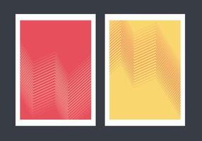 Abstract line curve cover background template, line pattern background, ready to use. vector