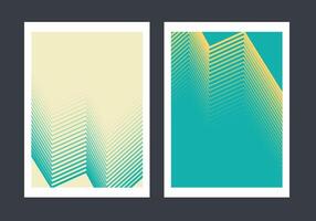 Abstract line curve cover background template, line pattern background, ready to use. vector
