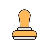Rubber Stamp icon vector design templates simple and modern