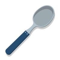 Kitchen utensil spoon cartoon illustration vector