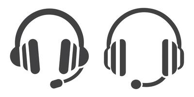 Headphone Silhouettes Set. accessories icons, accessory, audio, black, design, device, digital, DJ, ear, earphone, electrical, electronics, entertainment, equipment, gadget, headphone, headphone icon vector