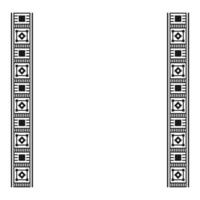 Zimbabwe Pattern Frame Vector Design