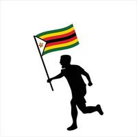 Zimbabwe Element Independence Day Illustration Design Vector