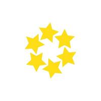 Star logo design vector