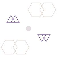 Abstract Memphis Shape Geometric Background Template vector