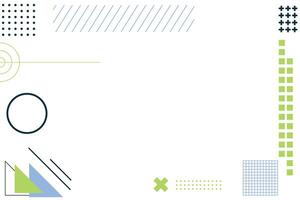 resumen memphis geométrico forma antecedentes vector