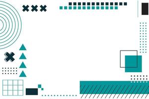 resumen memphis geométrico forma antecedentes vector