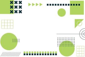 resumen memphis geométrico forma antecedentes vector