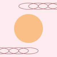 Abstract Memphis Shape Geometric Background Template vector
