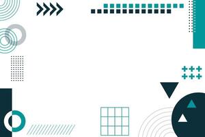 resumen memphis geométrico forma antecedentes vector