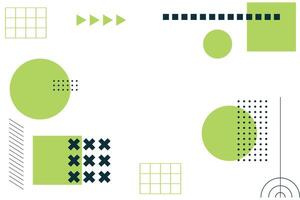 resumen memphis geométrico forma antecedentes vector