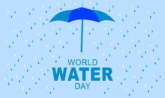 World Water Day at 22 march poster campaigns vector