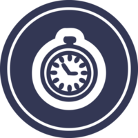 stop watch circular icon symbol png