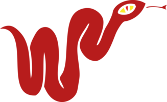 mano disegnato cartone animato scarabocchio di un' giardino serpente png