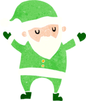 tekenfilm dansen de kerstman png