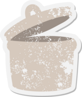 old metal garbage can grunge sticker png