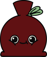 mignonne dessin animé de une sac png