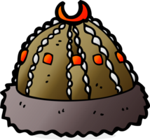 sombrero medieval de dibujos animados png