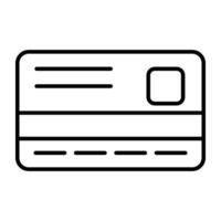 Modern design icon of debit card vector