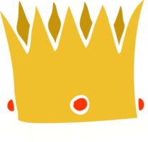 coroa real de desenho animado png