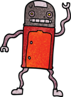 Cartoon-Doodle-Roboter png