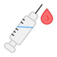 Trendy isometric vector of injection