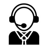 Customer support icon in modern style vector