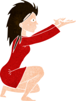 cartoon woman casting spell png