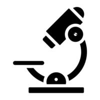 B Scientific research tool, icon of microscope vector