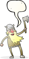 mão desenhado discurso bolha desenho animado viking png