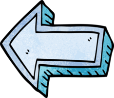 cartoon doodle arrow png