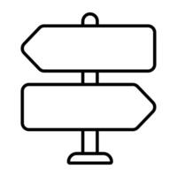 A perfect design icon of roadpost vector