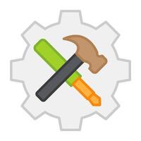 A unique design icon of technical tools vector