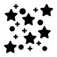 Modern style icon of stars, editable vector