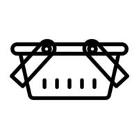 Modern style icon of grocery container vector