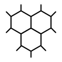 A linear design, icon of compound vector