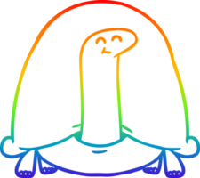 arc-en-ciel, gradient, ligne, dessin, dessin animé, tortue png