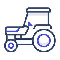 A unique design vector of agronomy vehicle, tractor