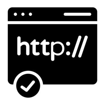 A creative design vector of web address