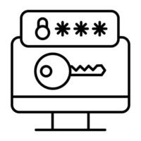 un moderno diseño icono de web acceso vector