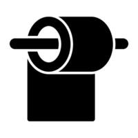 A modern design icon of tissue roll vector