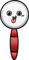 gradient shaded cartoon of a magnifying glass png
