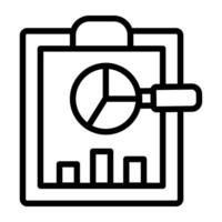 Trendy design icon of statistical analysis vector