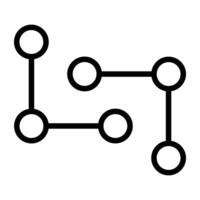 Trendy design vector of nodes