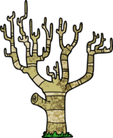 arbre d'hiver de dessin animé png