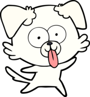 perro de dibujos animados con la lengua fuera png