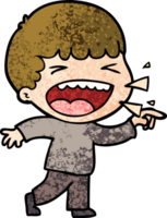 cartoon laughing man png