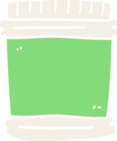 Cartoon-Doodle-Vitamin-Töpfe png