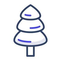 Modern style vector of conifer